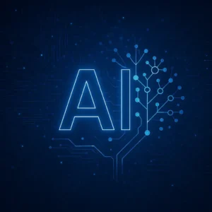 AI illustration representing machine learning