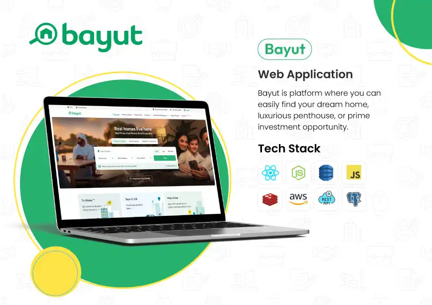 Bayut real estate platform web app