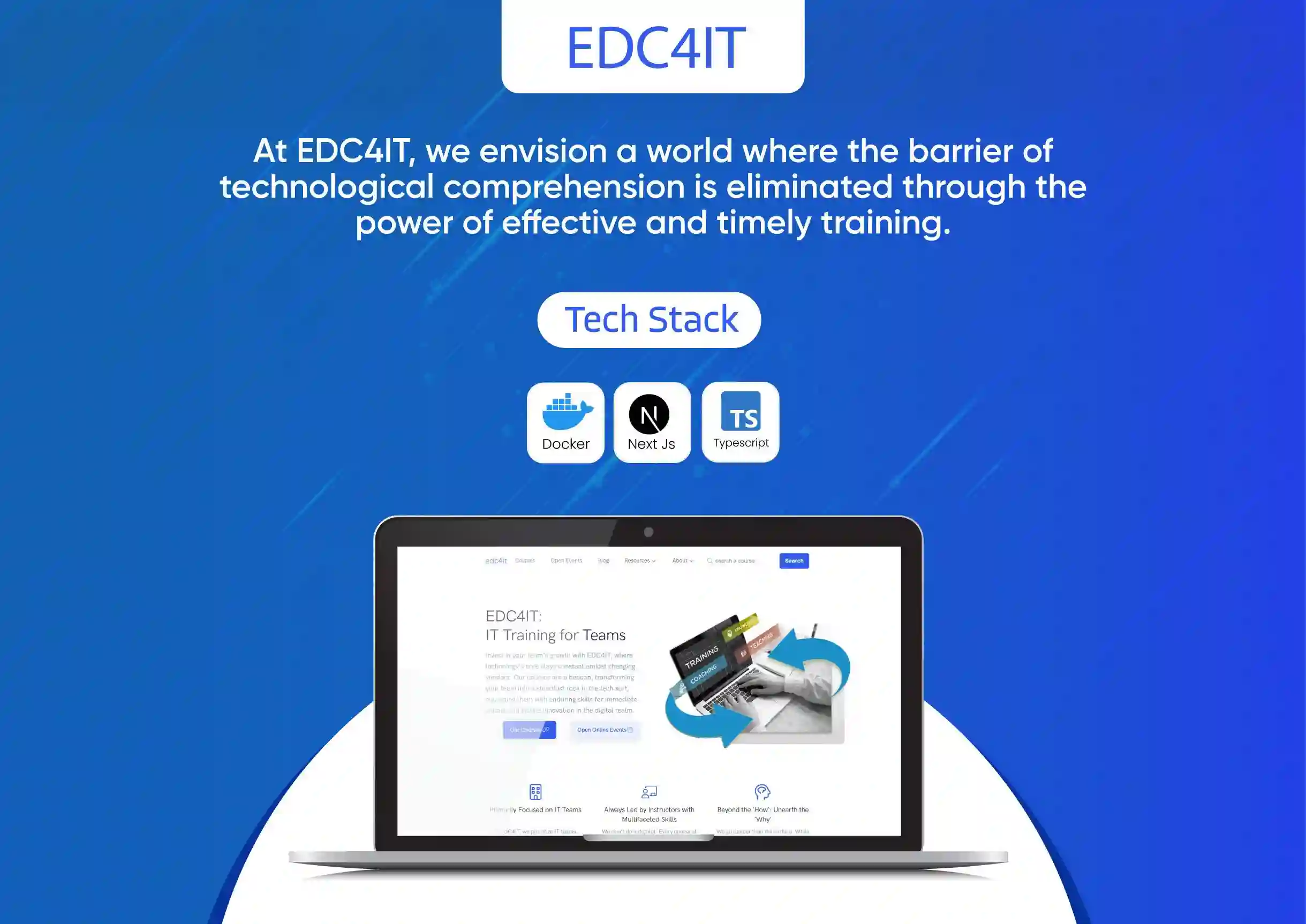 EDC4IT training management web portal