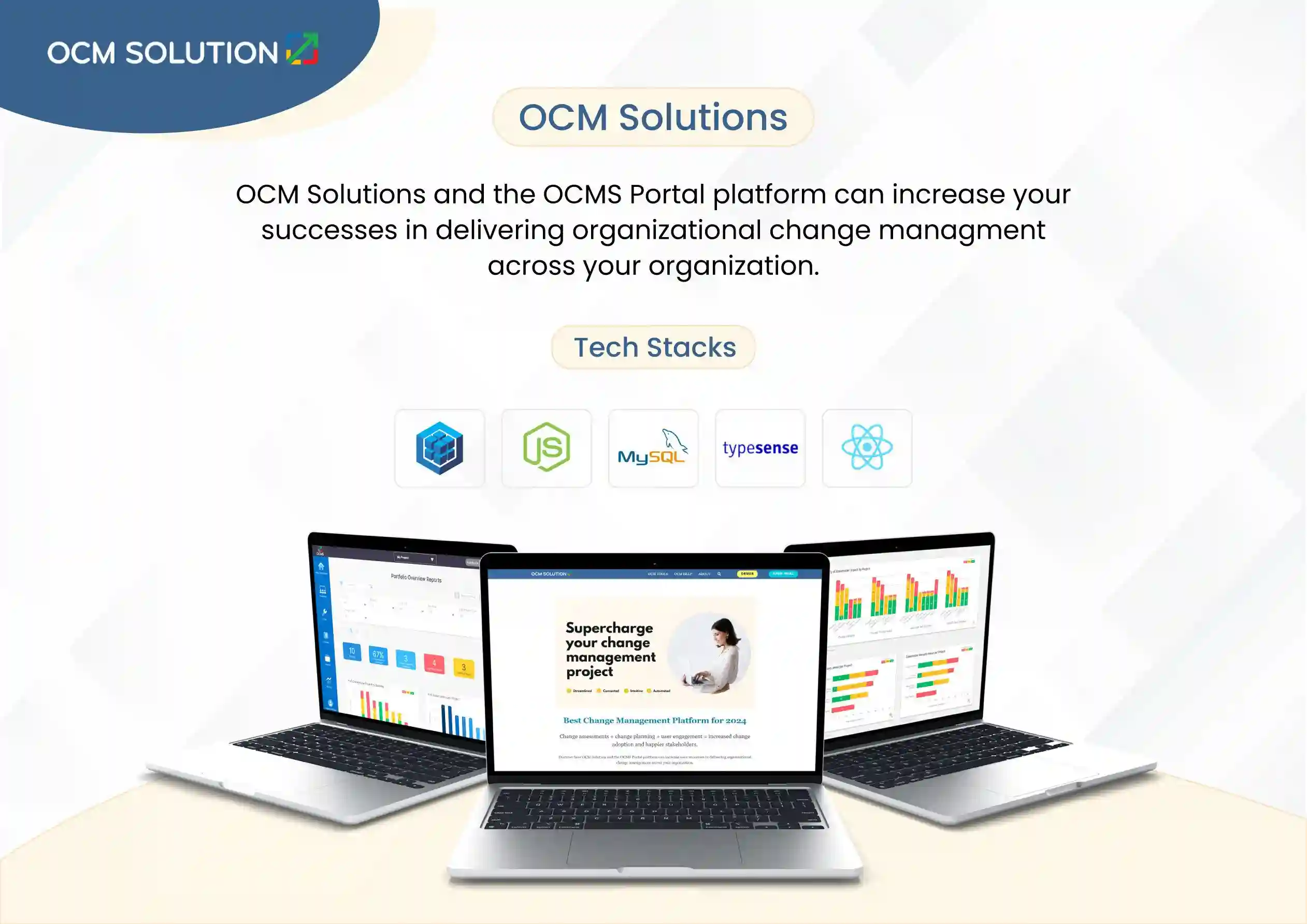 OCM Solution SaaS dashboard
