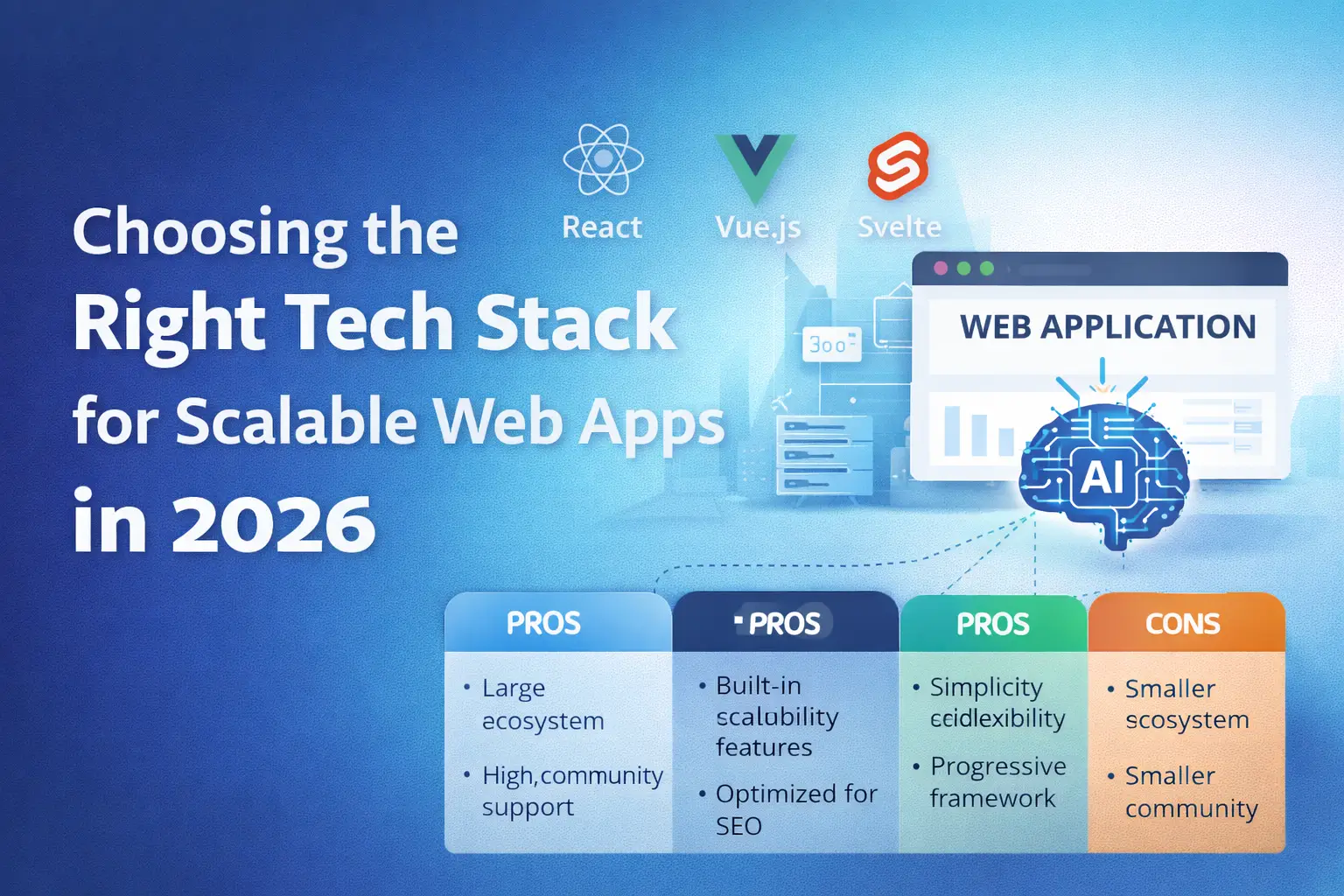 Choosing the Right Tech Stack for Scalable Web Apps