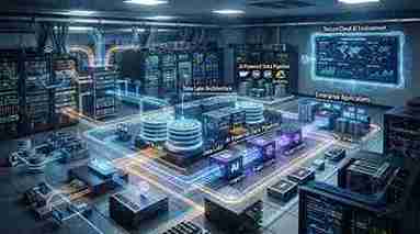 Software developers creating AI integration solutions for enterprise applications.